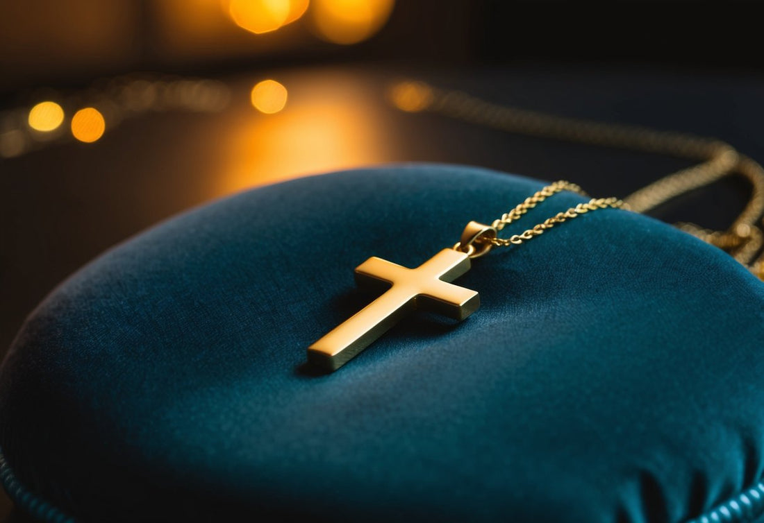 Gold Cross Necklace - Abbott Atelier