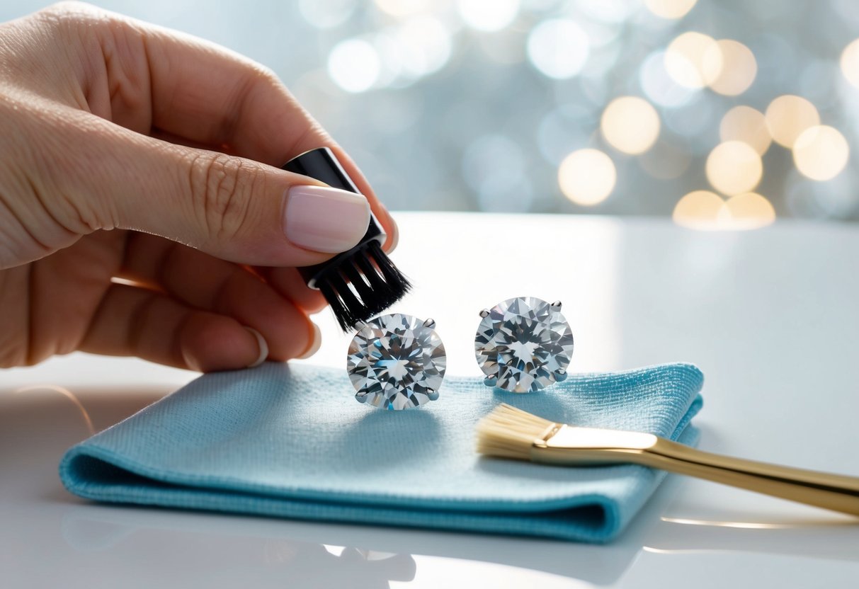 How to wash diamond earrings for everyday shine How to wash diamond earrings for everyday shine