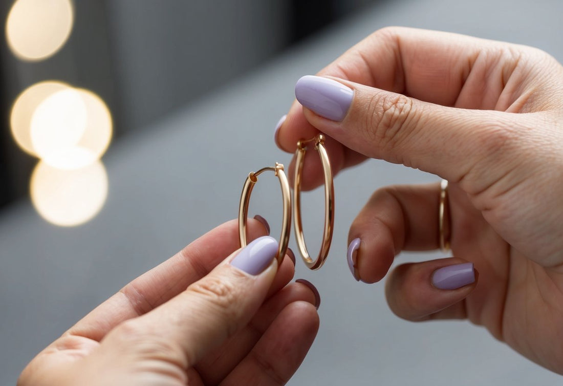How to Put in Hoop Earrings - Abbott Atelier