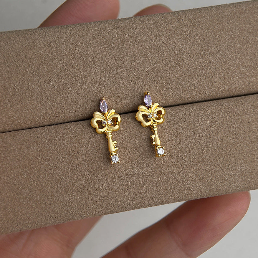Keepsake Key Earrings