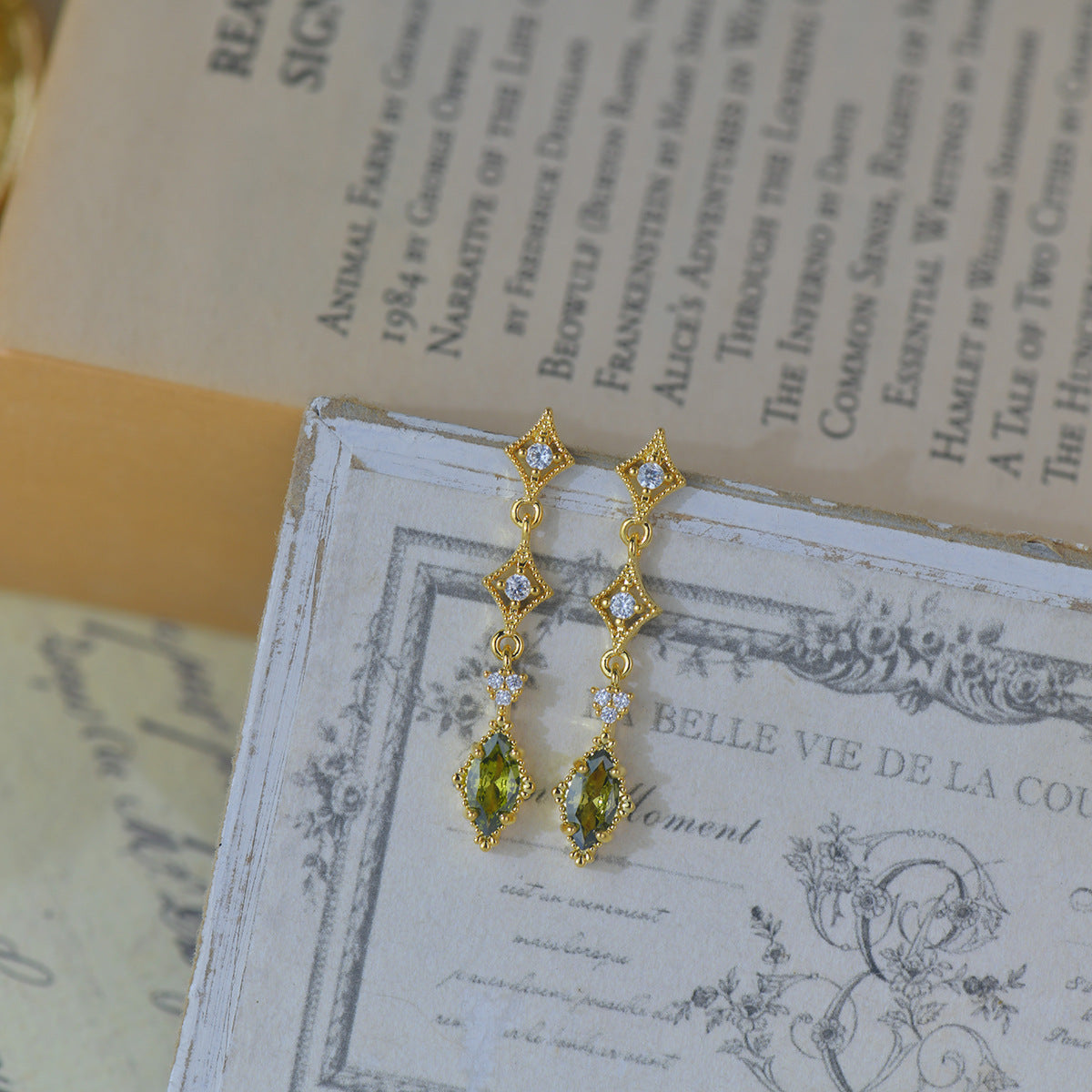 Verdant Lattice Earrings
