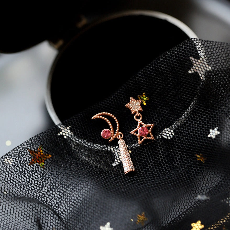 Celestial Earrings (Solid Silver)