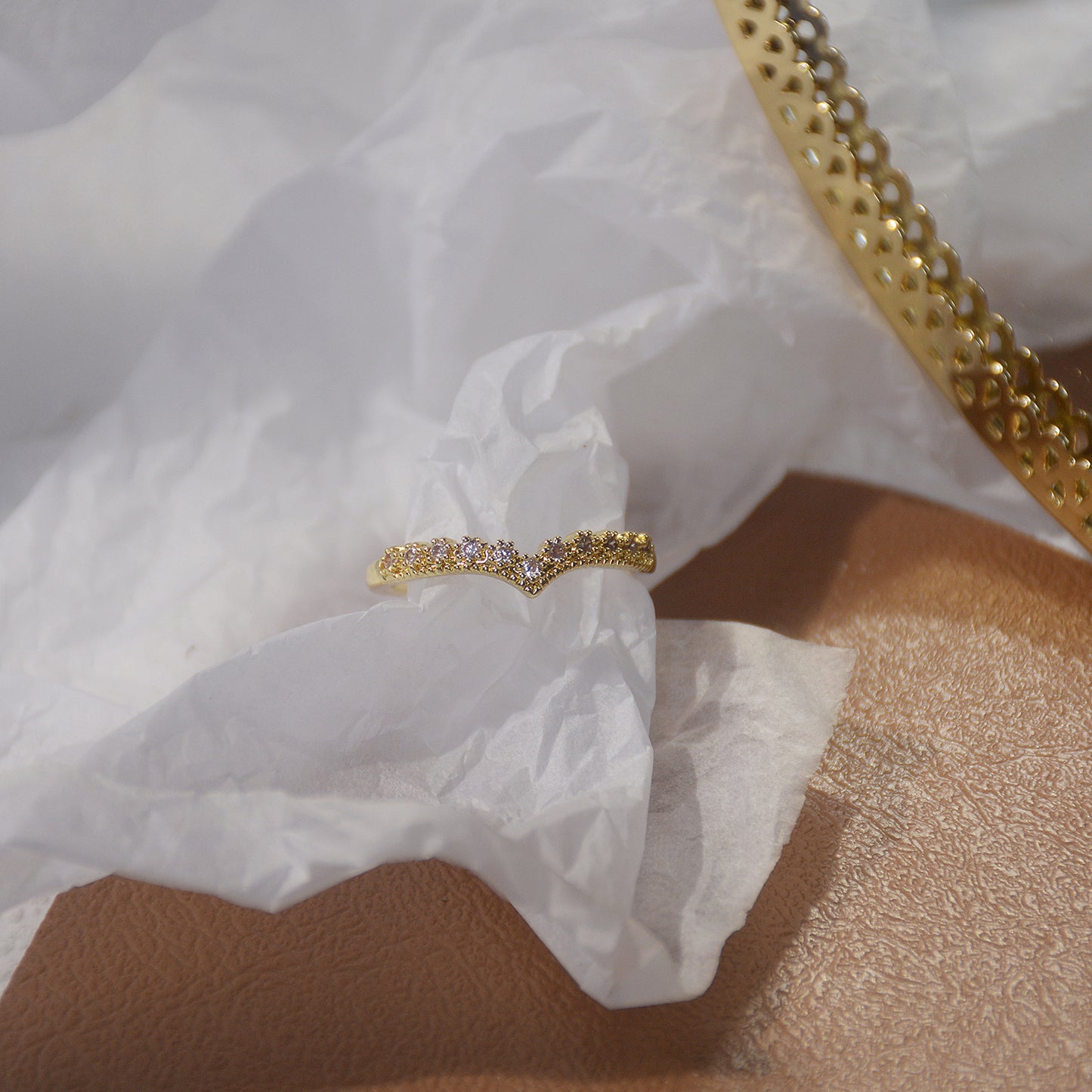 Vintage Heart Ring Set - Yvonne
