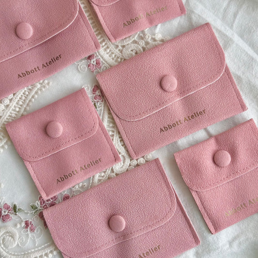 Vegan Suede Jewelry Pouch