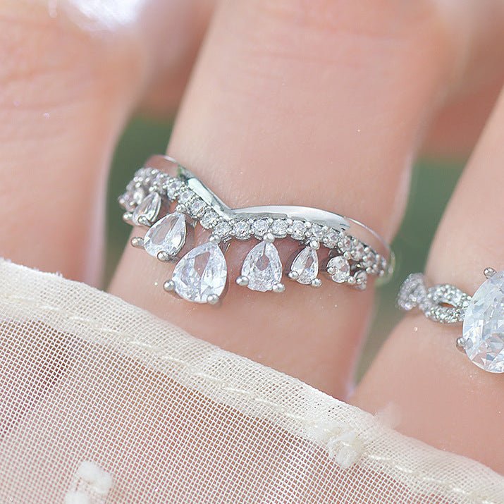 Aria Tiara Ring - Gold - Plated - Abbott Atelier