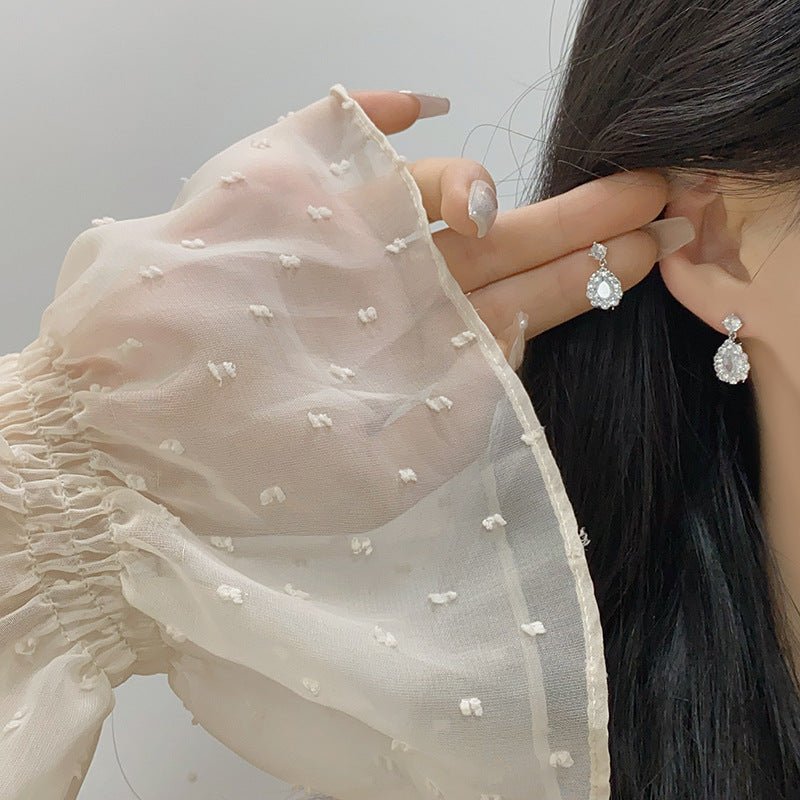 Aubriella Crystal Earrings - Hypoallergenic - Abbott Atelier