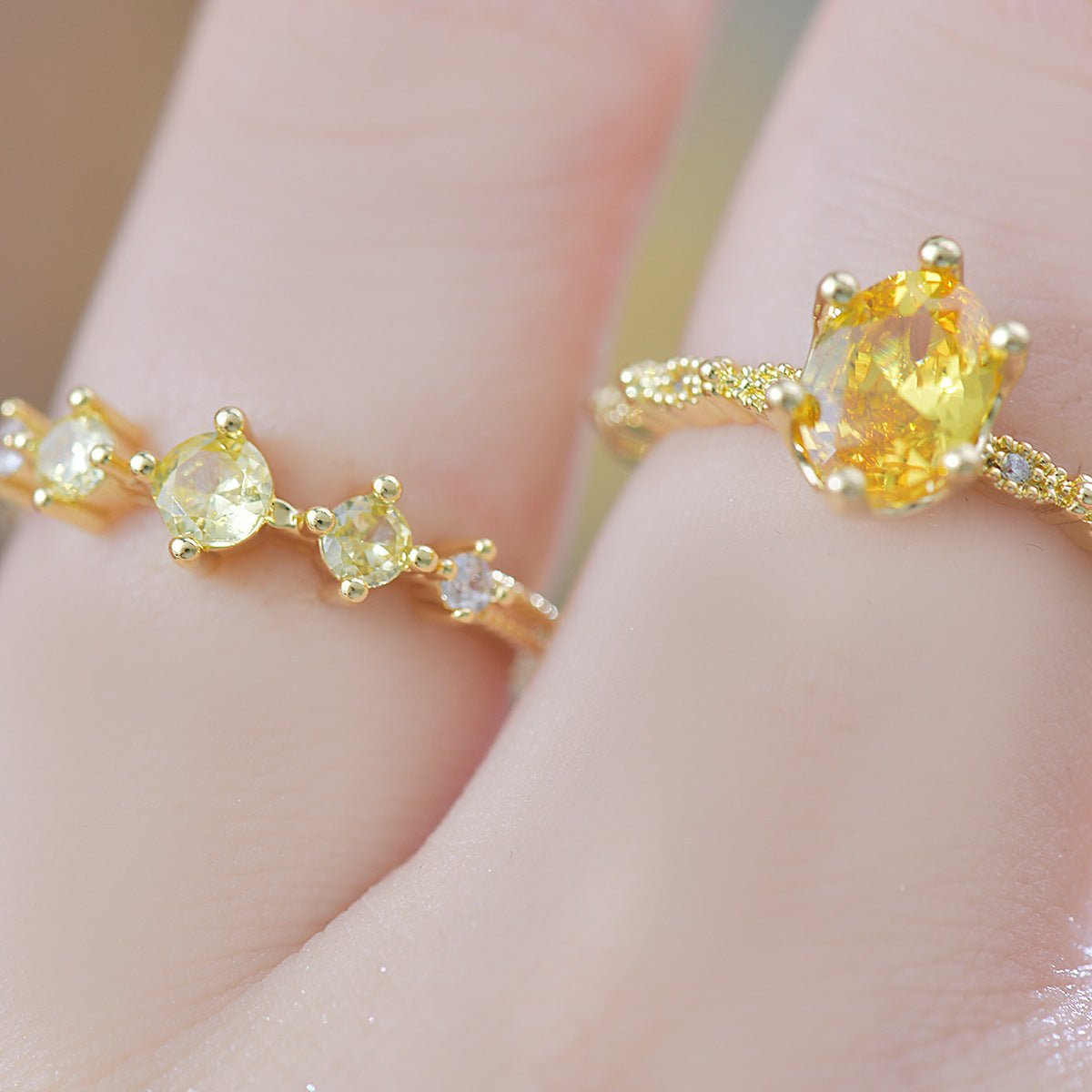 Autumn Trilogy Ring - Gold - Plated - Abbott Atelier