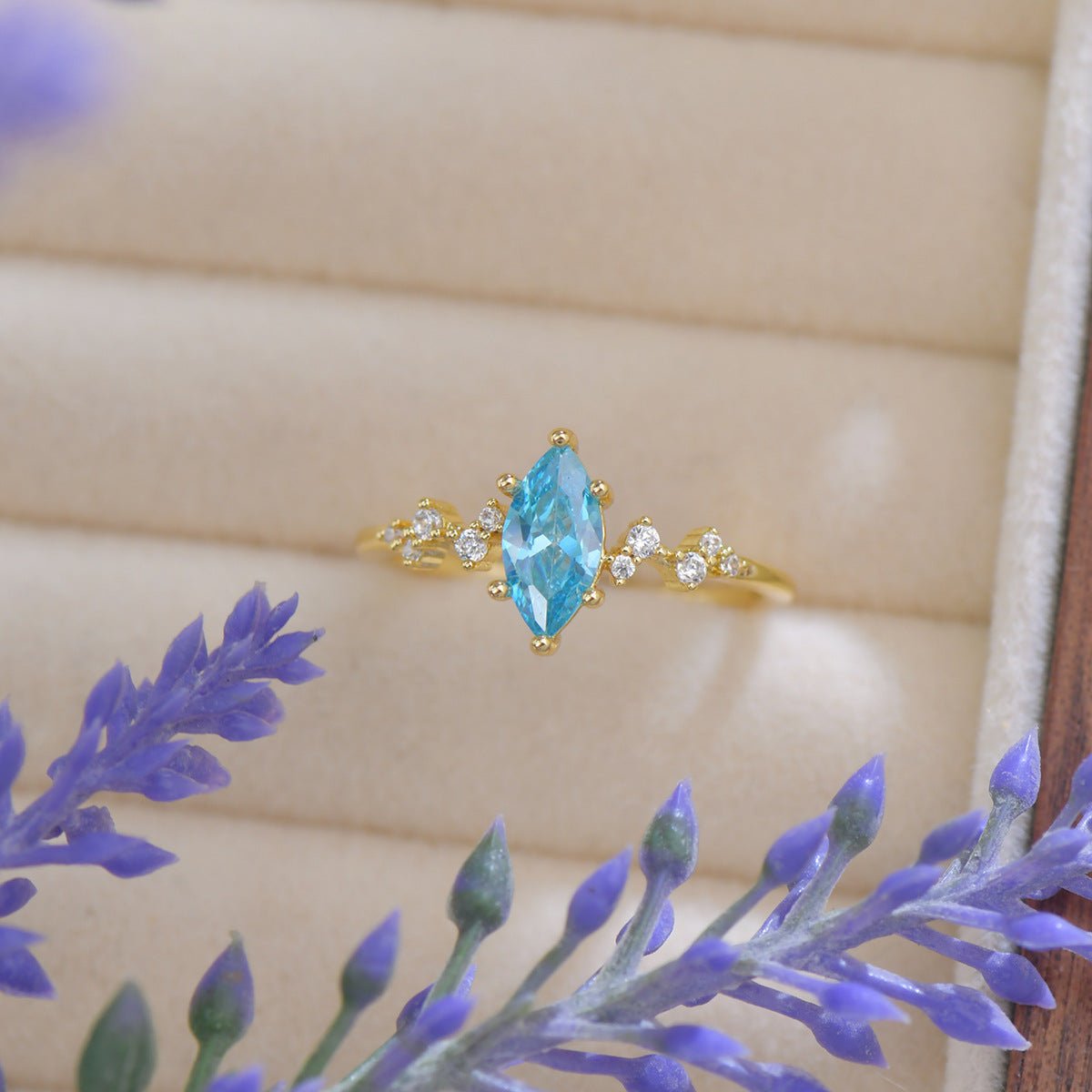 Azure Astra Ring - Gold - Plated - Abbott Atelier