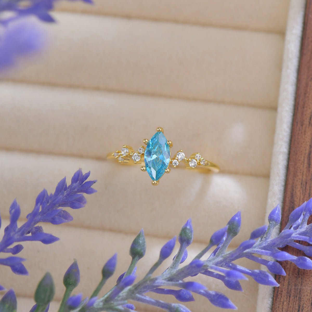 Azure Astra Ring - Gold - Plated - Abbott Atelier