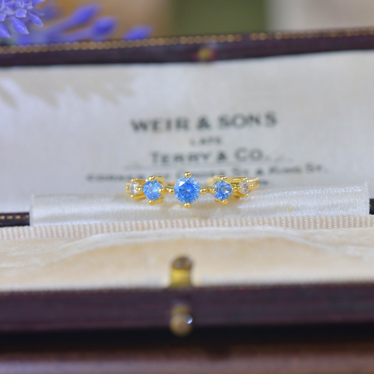 Azure Trilogy Ring - Gold - Plated - Abbott Atelier