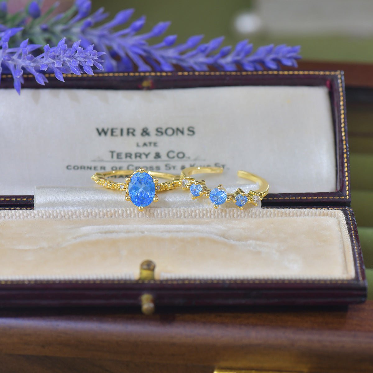 Azure Trilogy Ring - Gold - Plated - Abbott Atelier