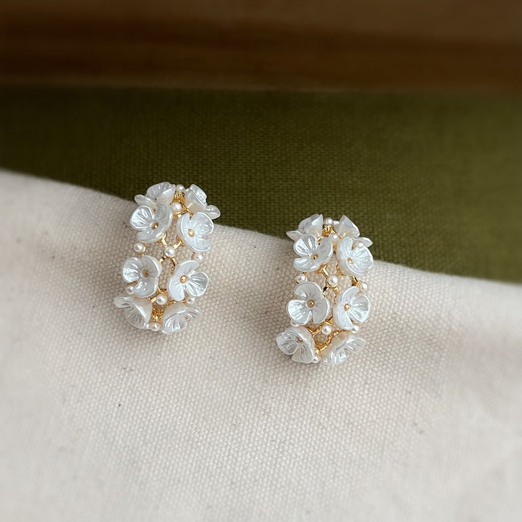 Baby's Breath Earrings - Hypoallergenic - Abbott Atelier