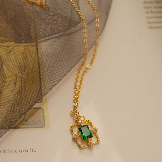 Baroque Necklace - Ava (2 Styles) - Gold - Plated - Abbott Atelier