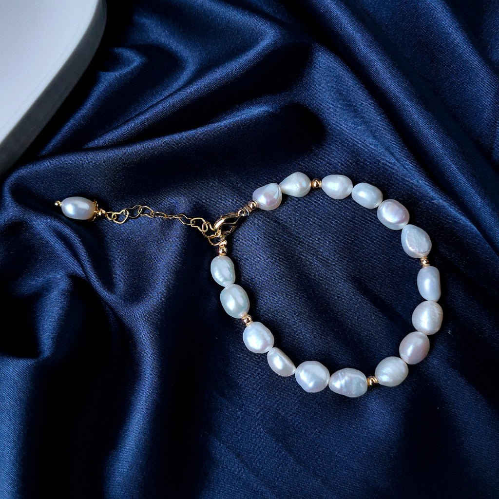 Baroque Pearl Bracelet - Avery - Freshwater Pearls - Abbott Atelier