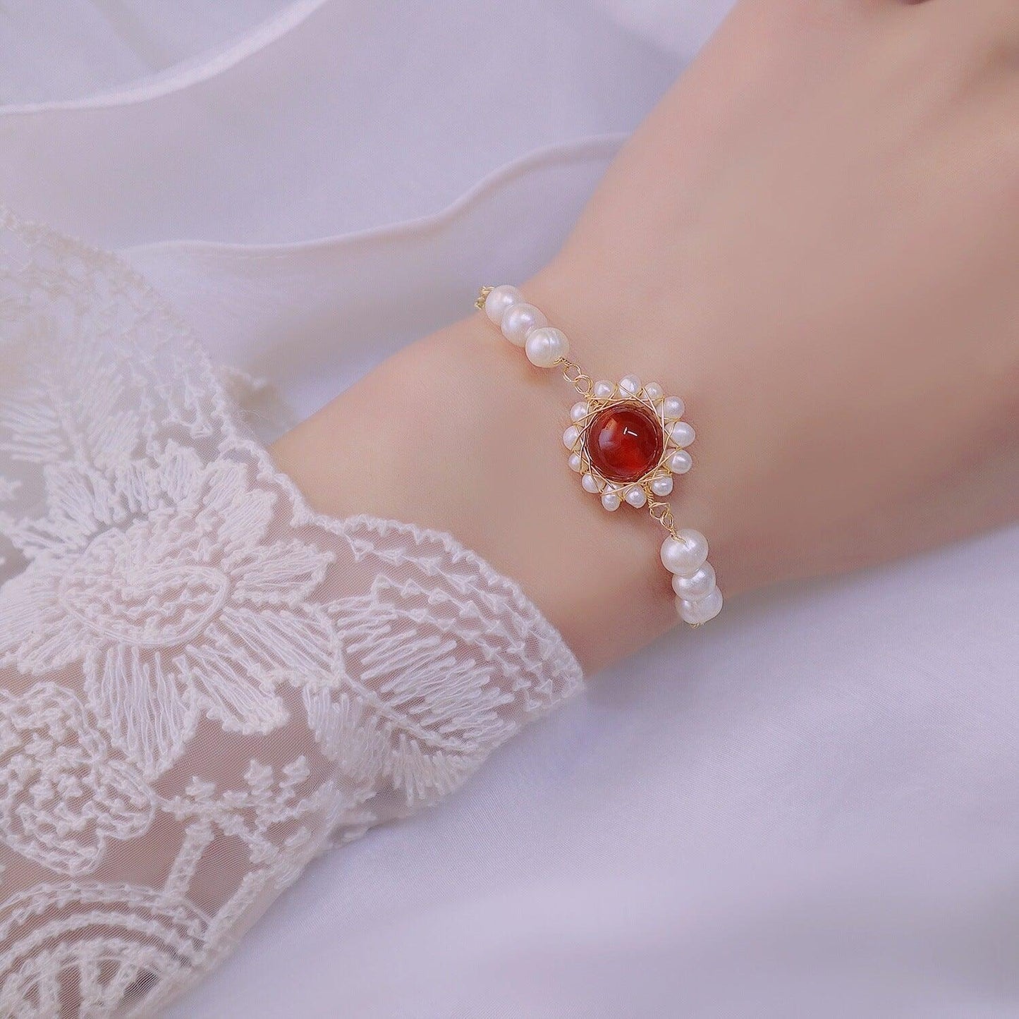 Baroque Pearl Bracelet - Freshwater Pearls - Abbott Atelier