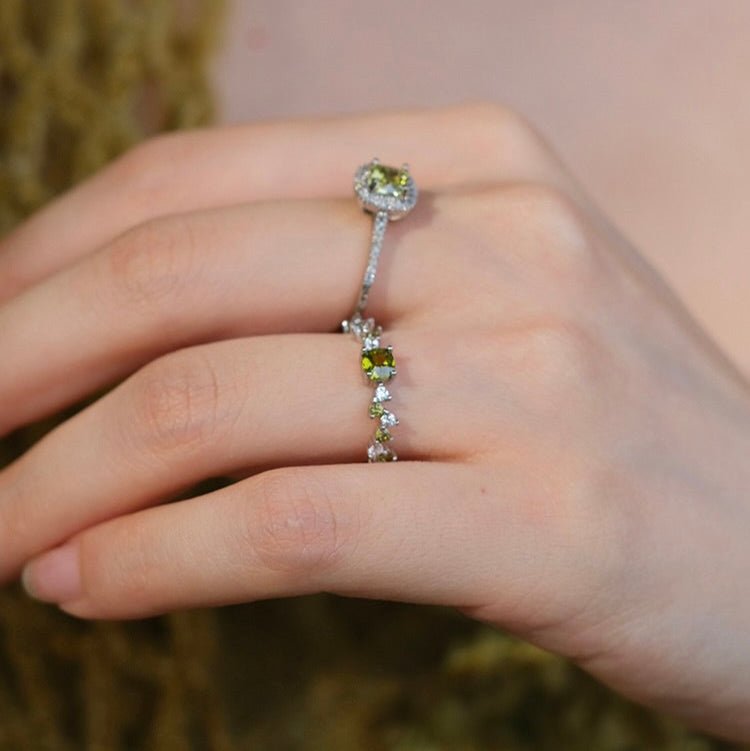 Baroque Peridot Ring - Gold - Plated - Abbott Atelier