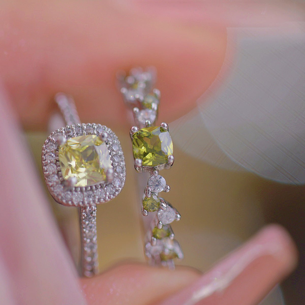 Baroque Peridot Ring - Gold - Plated - Abbott Atelier