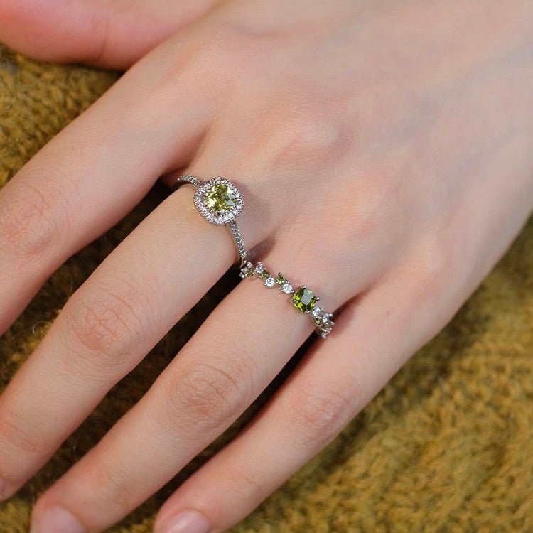 Baroque Peridot Ring - Gold - Plated - Abbott Atelier