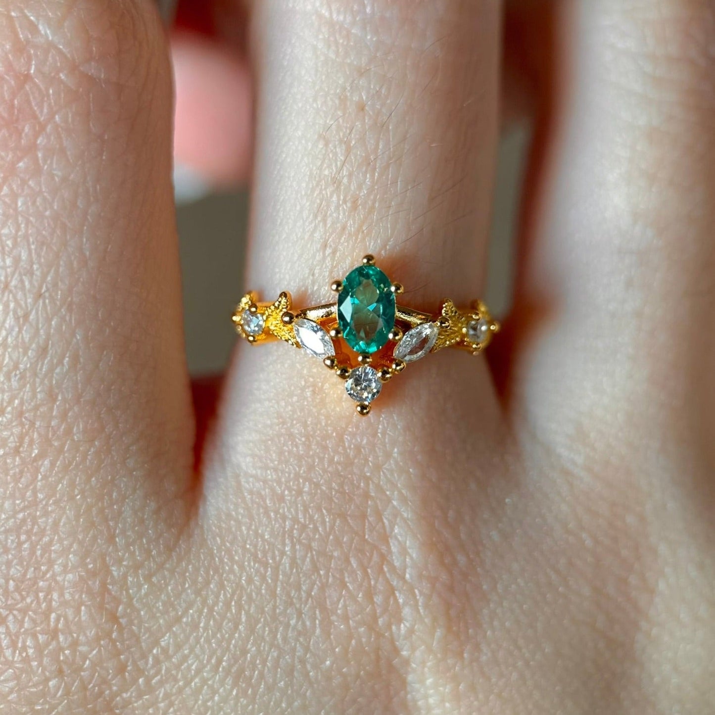 Baroque Ring - Jacqueline - Gold - Plated - Abbott Atelier