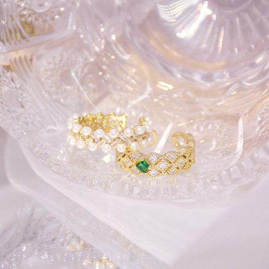 Baroque Ring - Leslie (2 Styles) - Gold - Plated - Abbott Atelier