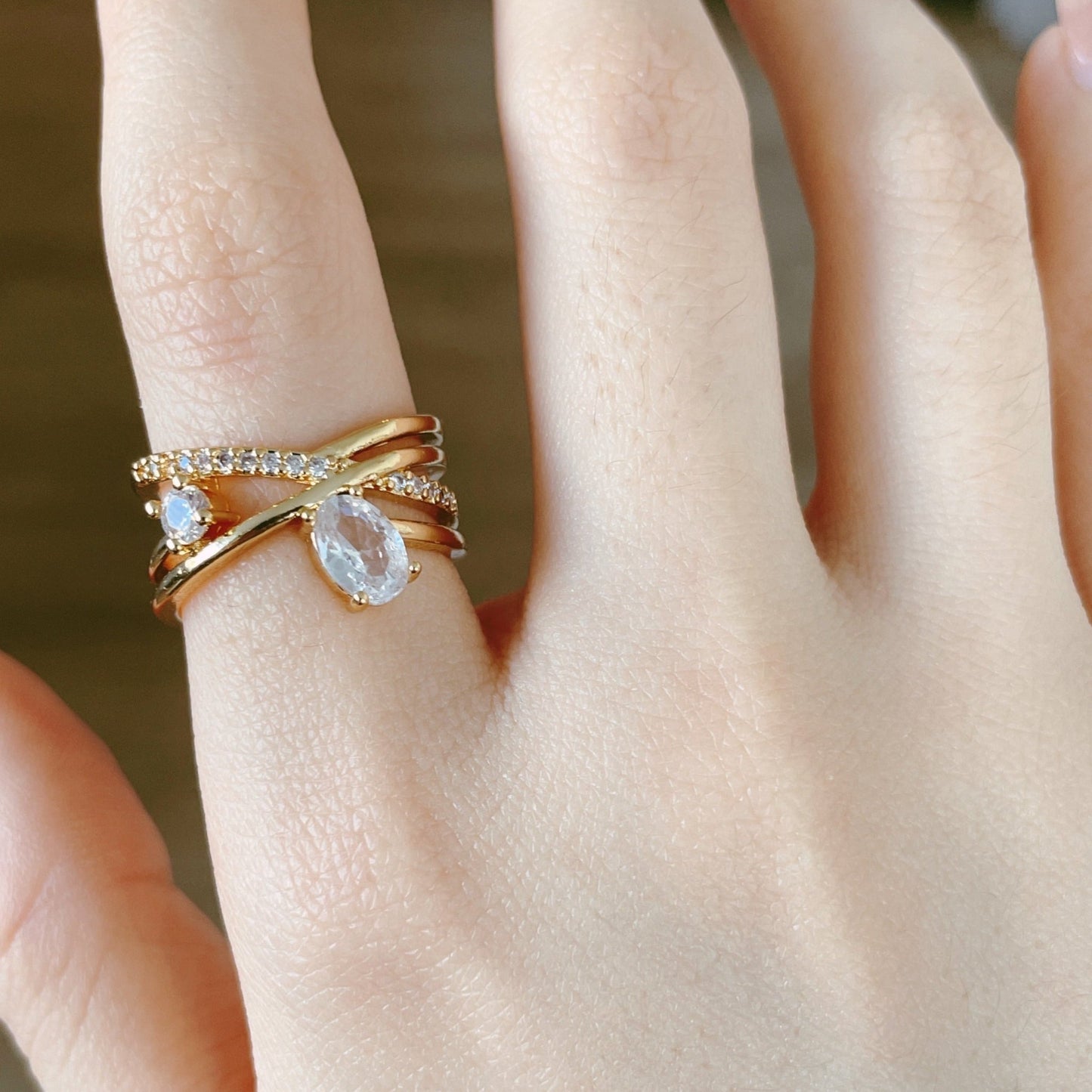 Baroque Ring - Madison - Gold - Plated - Abbott Atelier