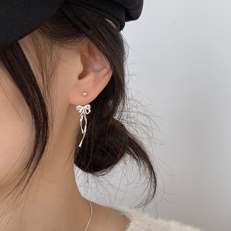 Belle Bow Earrings - Hypoallergenic - Abbott Atelier