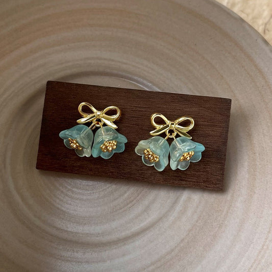 Bellefleur Earrings in Misty Mint - Hypoallergenic - Abbott Atelier