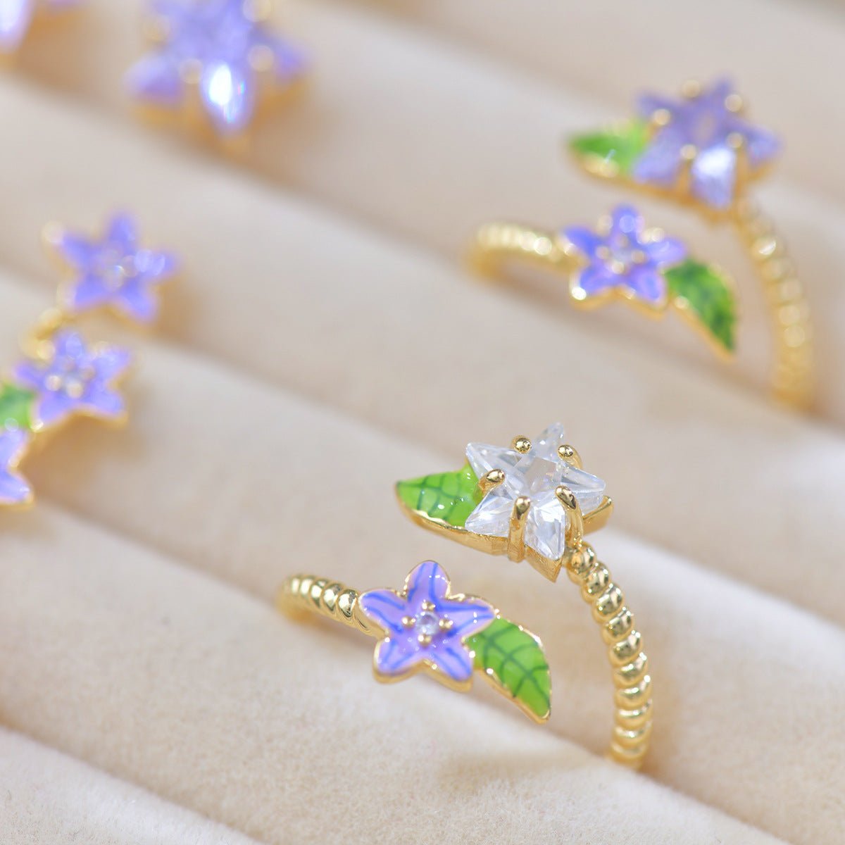 Bellflower Ballad Ring - Gold - Plated - Abbott Atelier