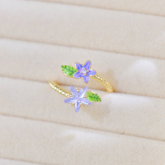 Bellflower Lullaby Ring - Gold - Plated - Abbott Atelier