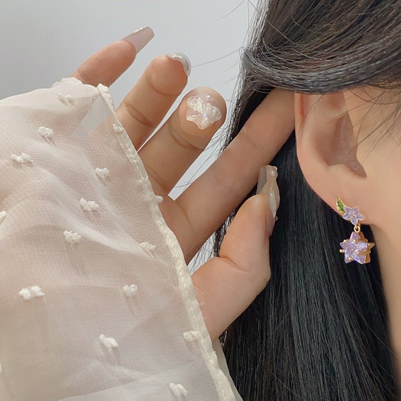 Bellflower Nocturne Earrings - Gold Plated - Abbott Atelier