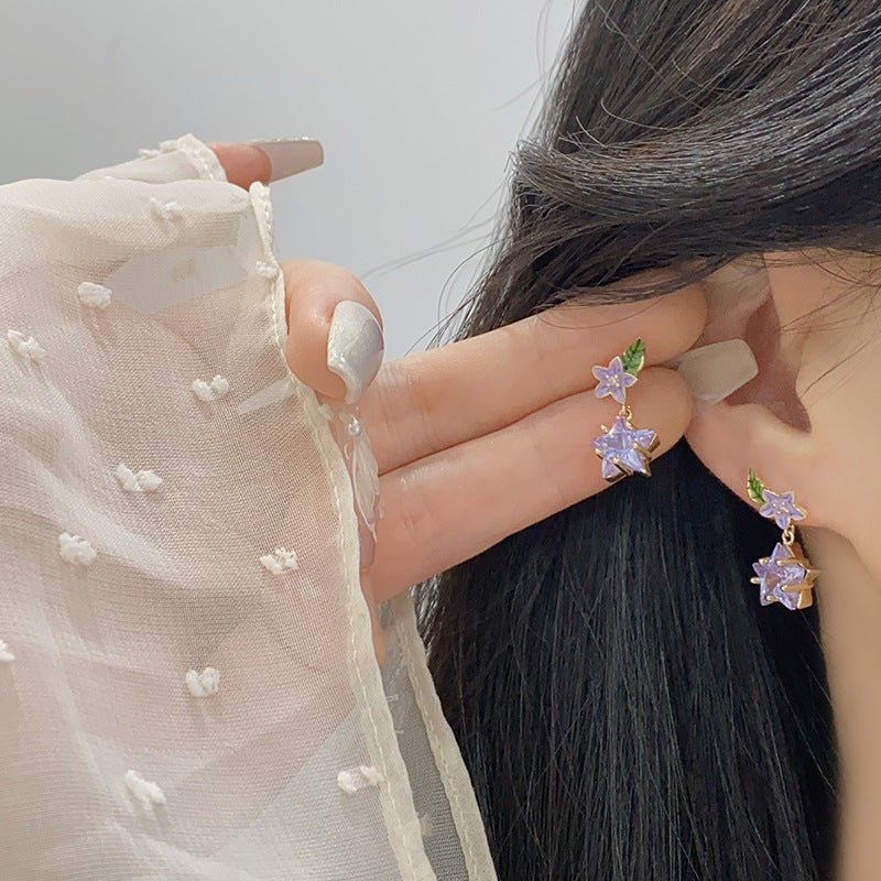Bellflower Nocturne Earrings - Gold Plated - Abbott Atelier