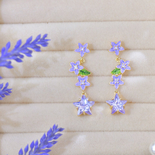 Bellflower Serenade Earrings - Gold Plated - Abbott Atelier