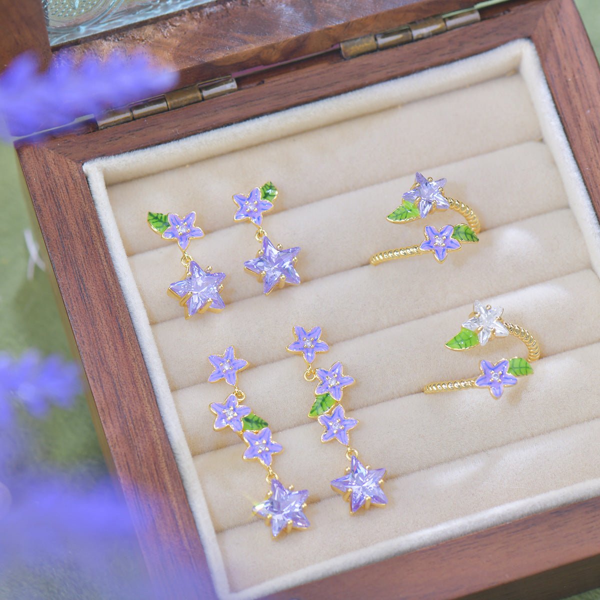 Bellflower Serenade Earrings - Gold Plated - Abbott Atelier
