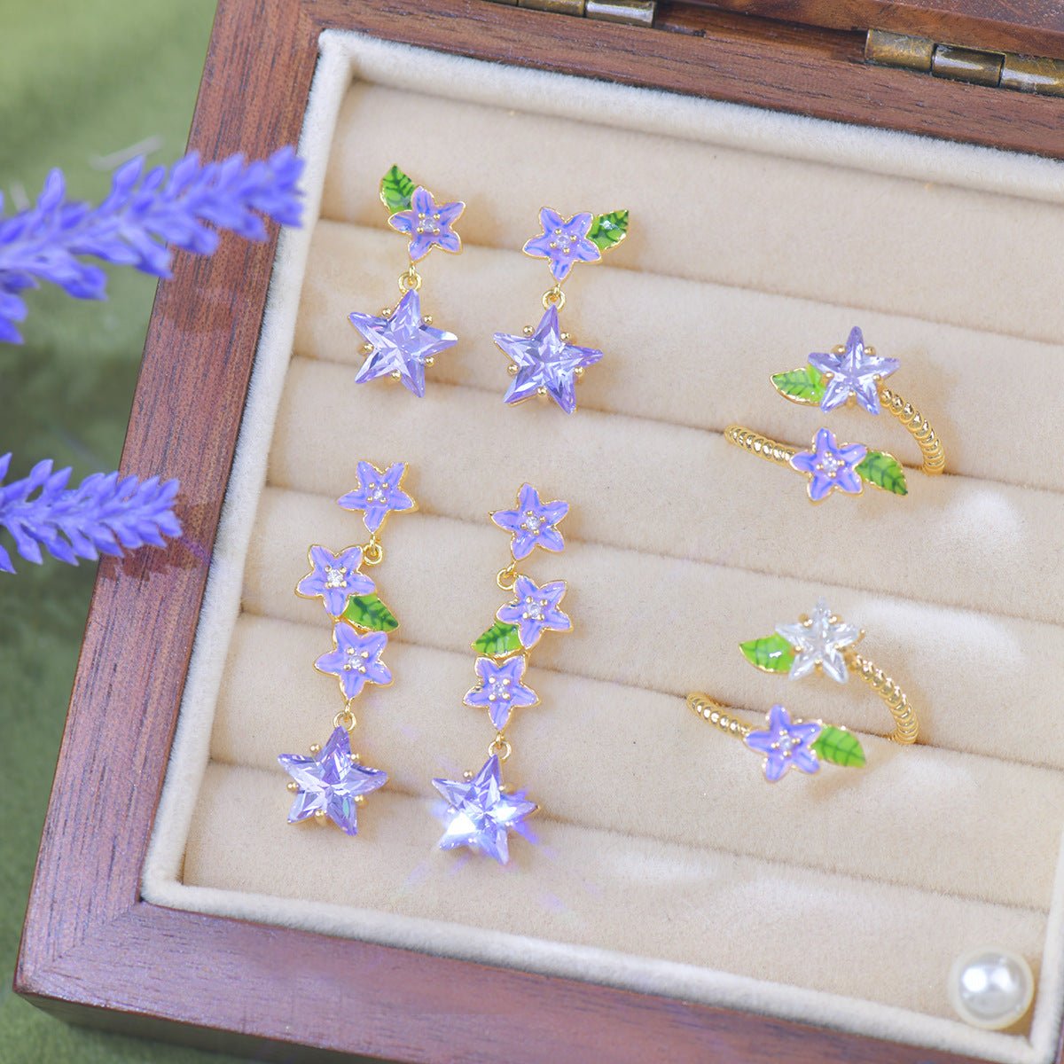 Bellflower Serenade Earrings - Gold Plated - Abbott Atelier