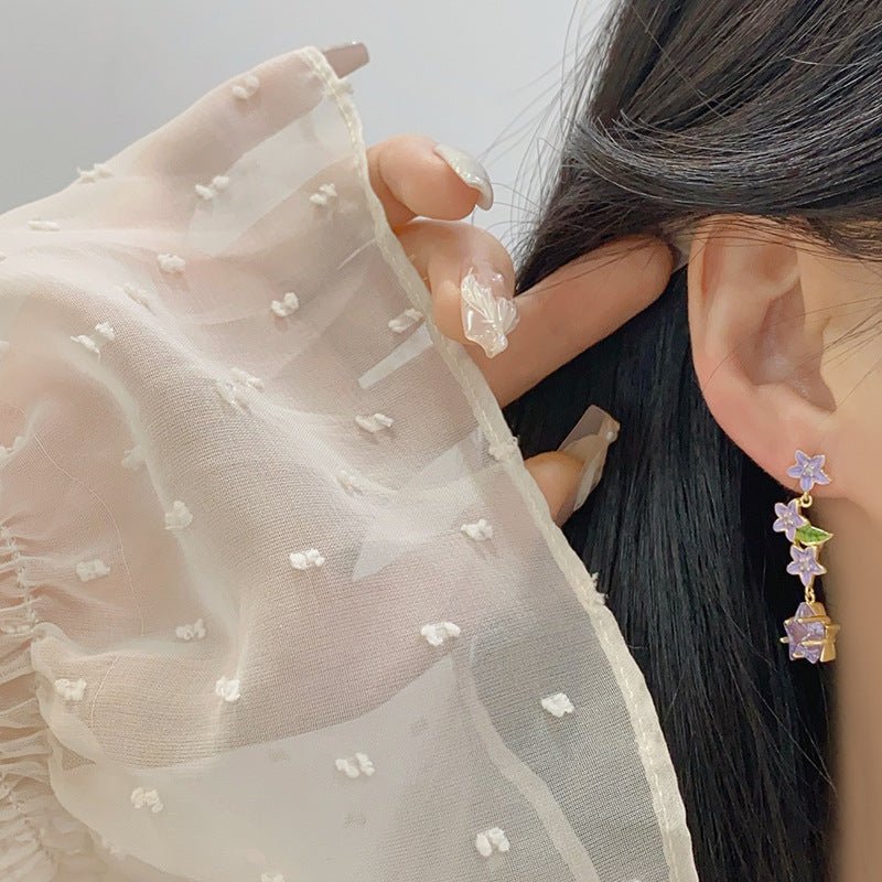 Bellflower Serenade Earrings - Gold Plated - Abbott Atelier