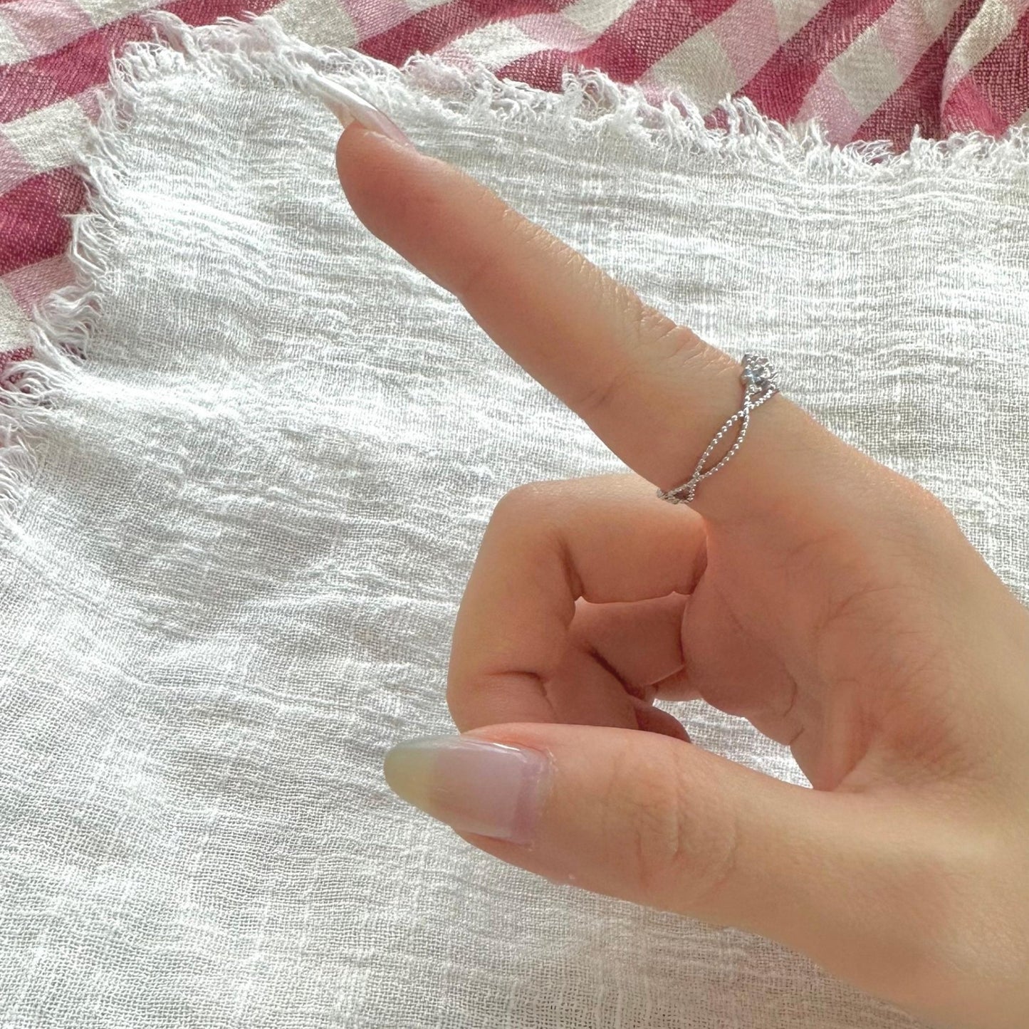 Blue Gem Ring - Mila - Gold - Plated - Abbott Atelier