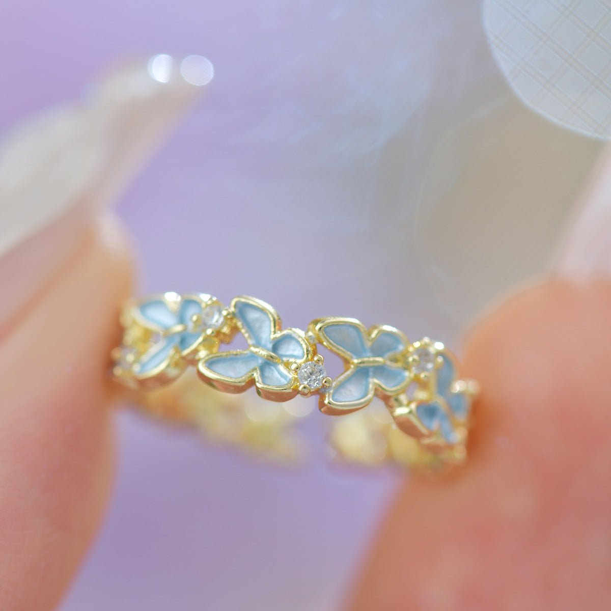 Bluebell Flutter Ring - Gold - Plated - Abbott Atelier