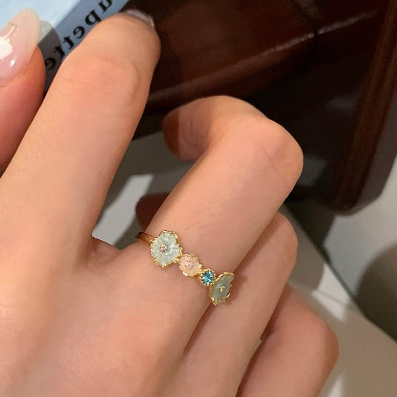 Bluebell Ring Set - Gold - Plated - Abbott Atelier