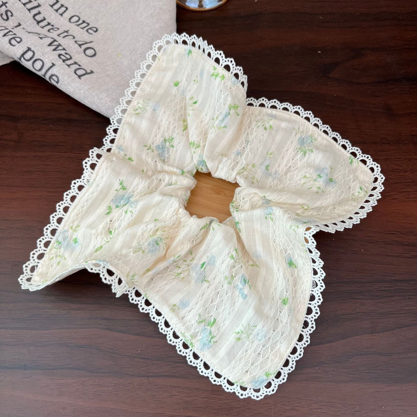 Bluebell Square Scrunchie - For Hair - Abbott Atelier