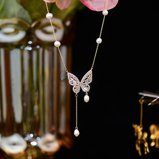 Butterfly Necklace - Lexi - Gold - Plated - Abbott Atelier