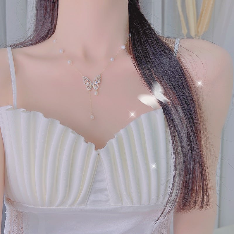 Butterfly Necklace - Lexi - Gold - Plated - Abbott Atelier