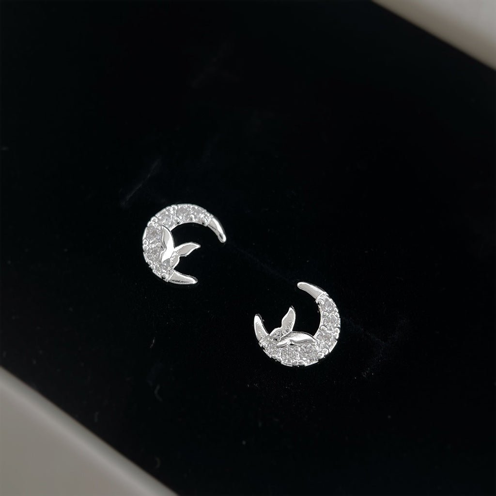 Butterfly of Moonlight Earrings - Hypoallergenic - Abbott Atelier