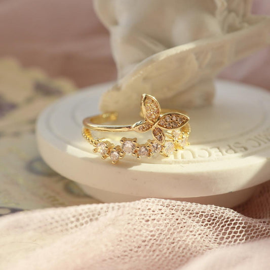Butterfly Ring - Anna - Gold - Plated - Abbott Atelier