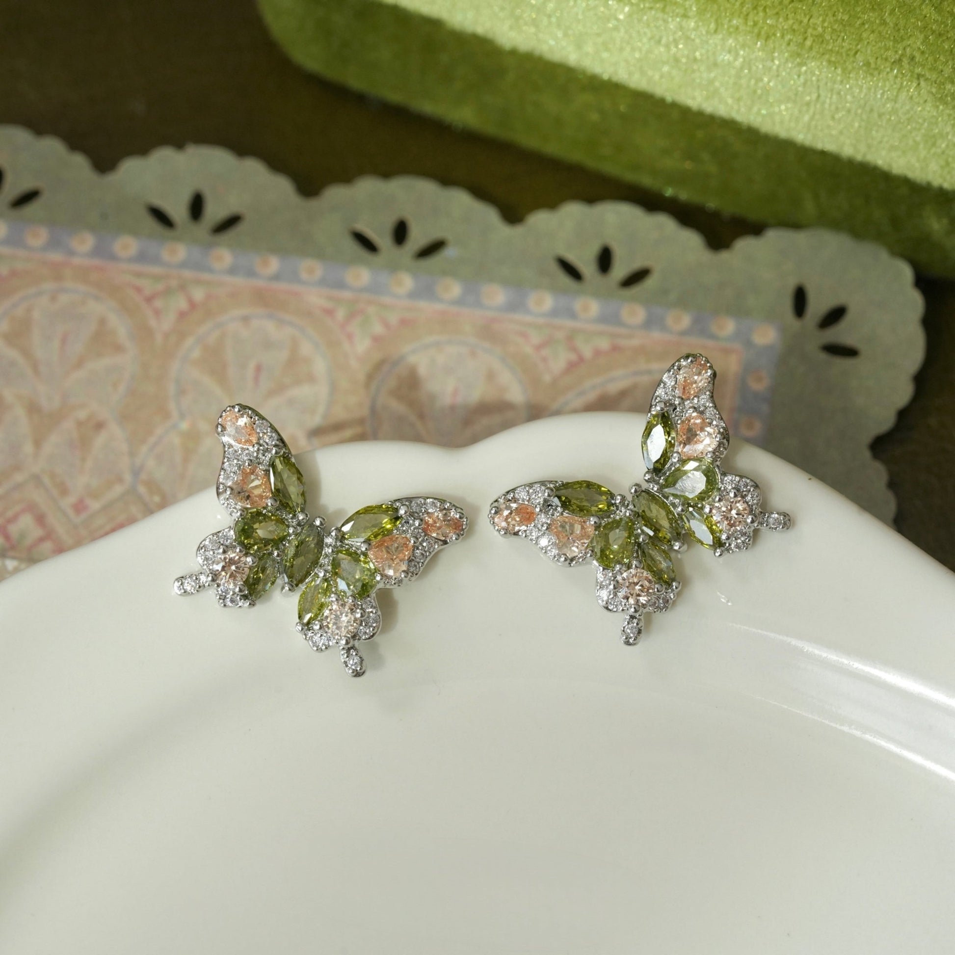 Butterfly Waltz Earrings - Hypoallergenic - Abbott Atelier