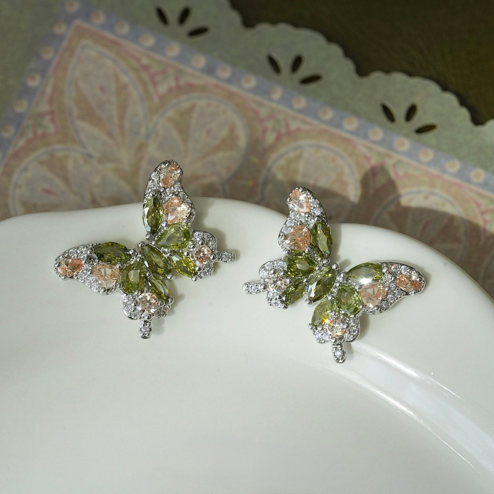 Butterfly Waltz Earrings - Hypoallergenic - Abbott Atelier