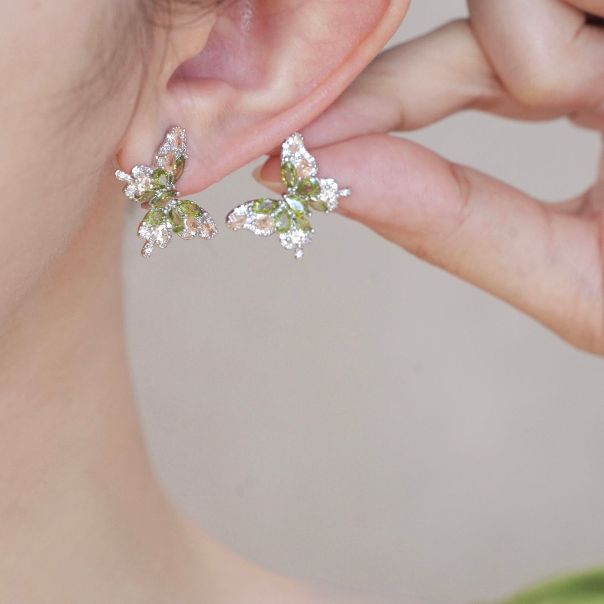 Butterfly Waltz Earrings - Hypoallergenic - Abbott Atelier