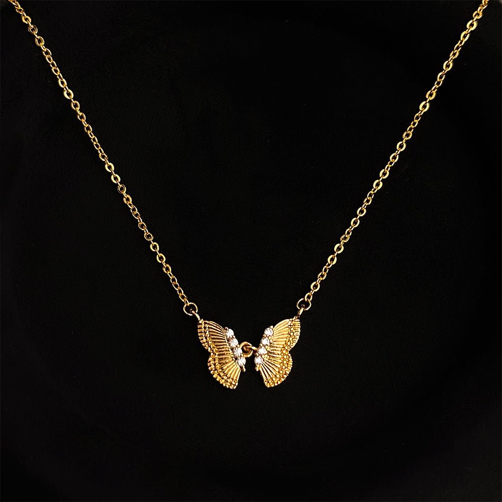Butterfly Waltz Necklace - Gold - Plated - Abbott Atelier