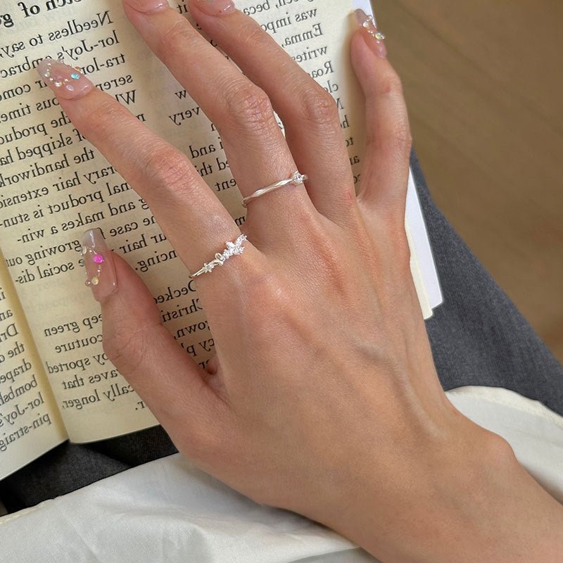 Butterfly Waltz Ring Set - Gold - Plated - Abbott Atelier