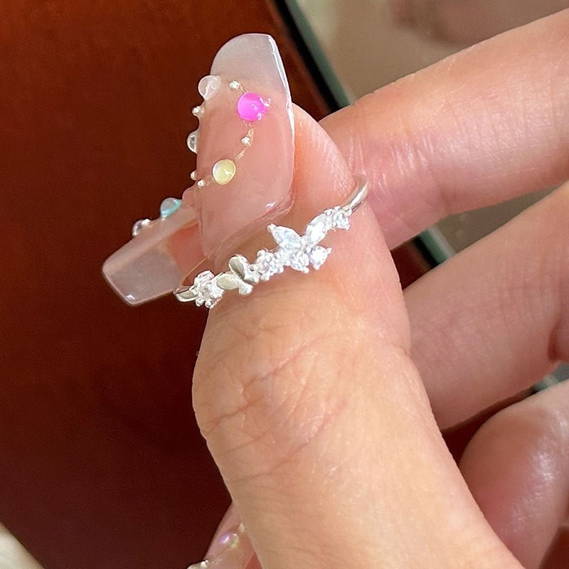 Butterfly Waltz Ring Set - Gold - Plated - Abbott Atelier