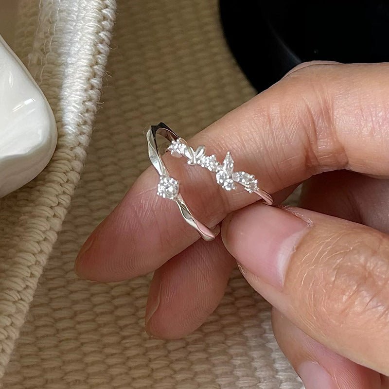 Butterfly Waltz Ring Set - Gold - Plated - Abbott Atelier